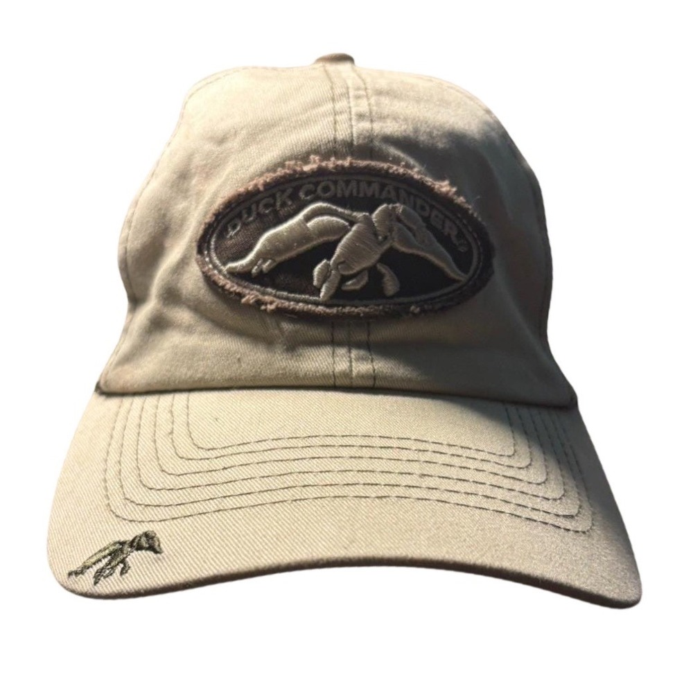 Duck Commander Arise Kill Eat Tan Brown Mesh Trucker Hat Hunting Baseball Cap